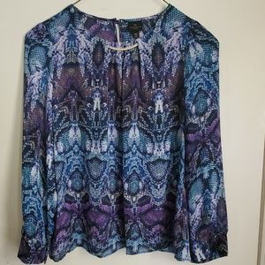 Sheer Long Sleeve Blouse(Must Go)Bundle 3 for $15
